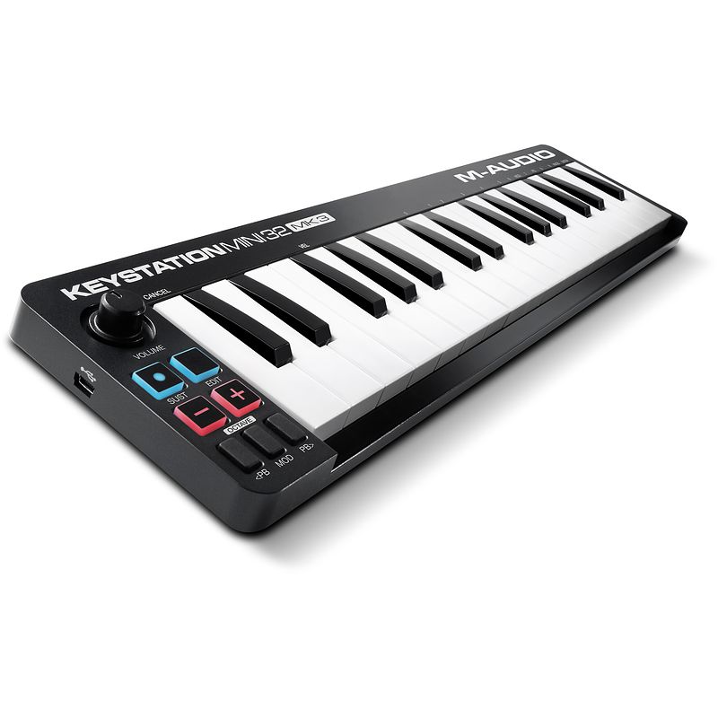 Foto van M-audio keystation mini 32 mk3 usb/midi keyboard 32 toetsen