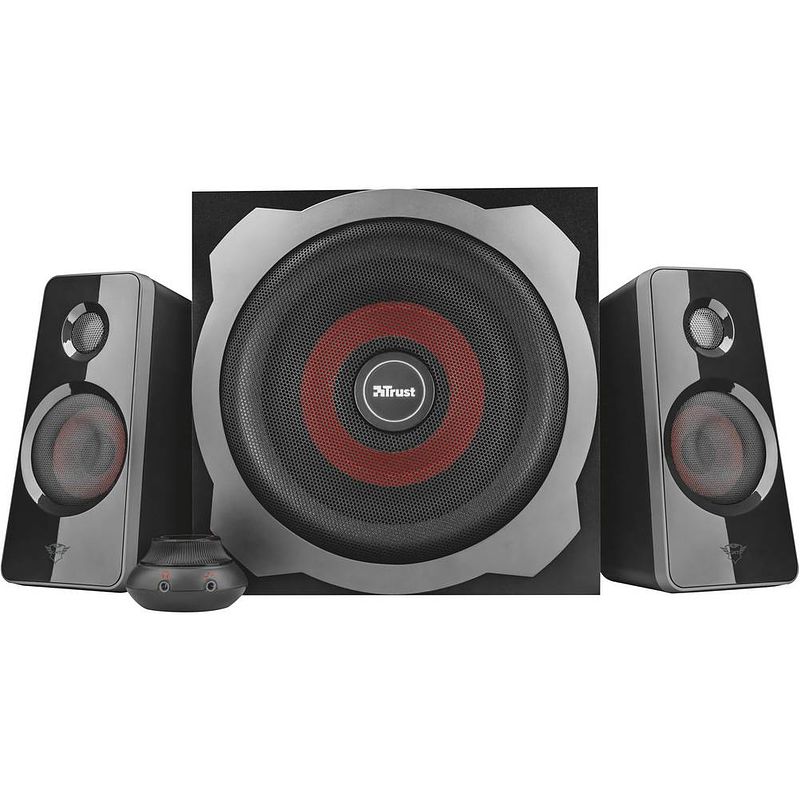 Foto van Trust gxt 38 tytan 2.1 ultimate bass speaker set - gaming pc speaker zwart