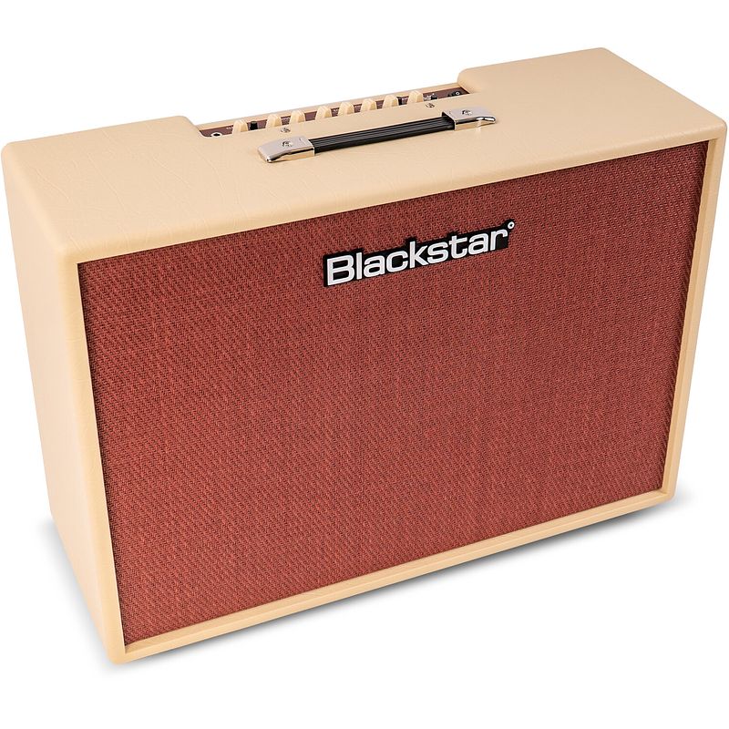 Foto van Blackstar debut 100r 212 cream 100 watt 2x12 gitaarversterkercombo