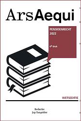 Foto van Pensioenrecht 2022 - paperback (9789493199521)