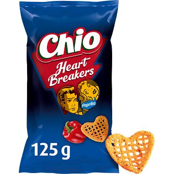 Foto van 2 voor € 2,75 | chio heartbreakers paprika 125g aanbieding bij jumbo