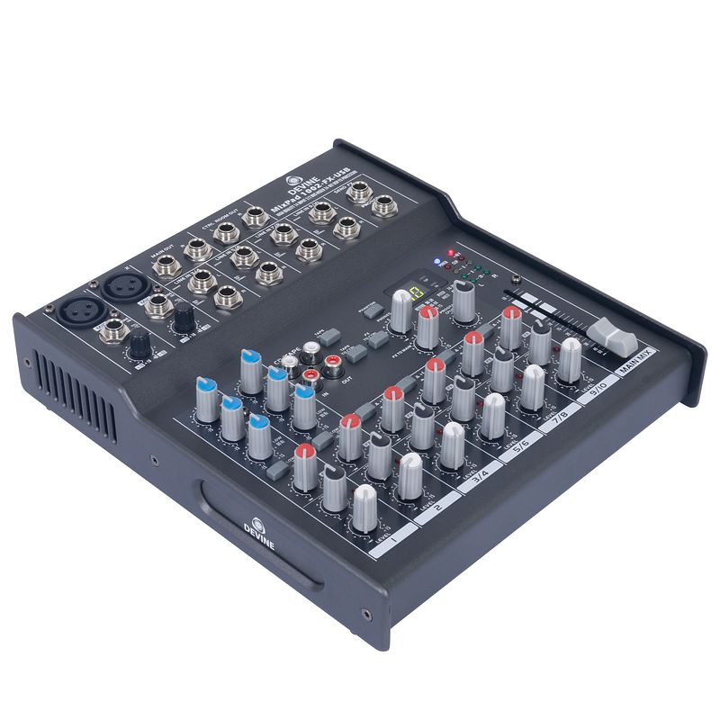 Foto van Devine mixpad 1002-fx-usb 10-kanaals mixer met fx en usb