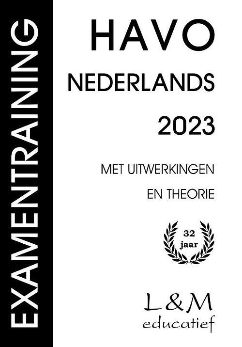 Foto van Examentraining havo nederlands 2023 - gert p broekema - paperback (9789054894438)