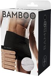 Foto van Naproz bamboo men's original boxer grijs 2-pack m