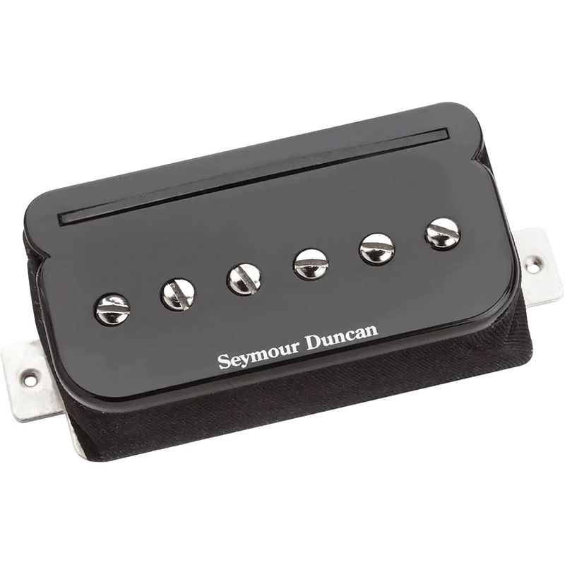 Foto van Seymour duncan shpr-2b p-rail hot humbucker bridge black gitaarelement