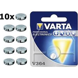 Foto van 10 stuks - varta v364 20mah 1.55v knoopcel batterij