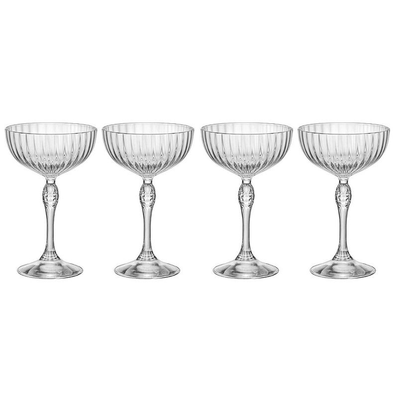 Foto van Bormioli cocktailglazen america 20's 220 ml - 4 stuks