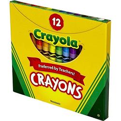 Foto van Crayola crayons - set van 12 gekleurde waskrijtjes