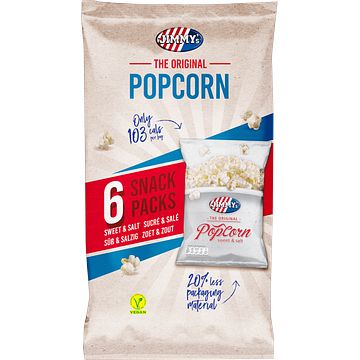 Foto van Jimmy'ss popcorn sweet & salt bij jumbo