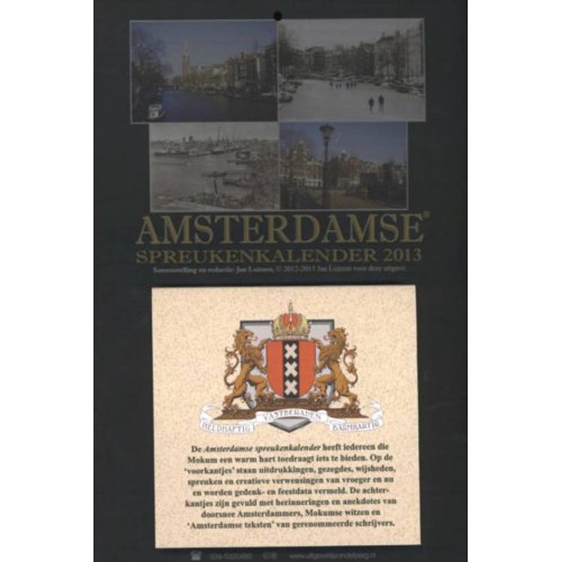 Foto van Amsterdamse spreukenkalender / 2013