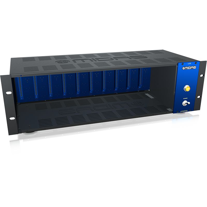 Foto van Midas l10 500 series rackmount frame voor 10 modules