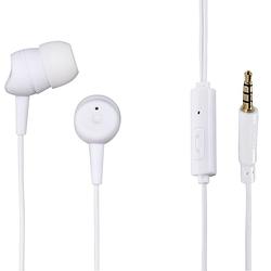 Foto van Hama in-ear-stereo-headset basic4phone oordopjes wit