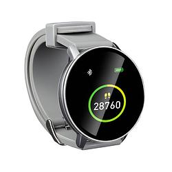 Foto van Umbro smartwatch - activity tracker bluetooth - sporthorloge met stappenteller en thermometer - grijs