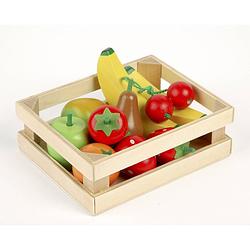 Foto van Tidlo houten fruit in kistje