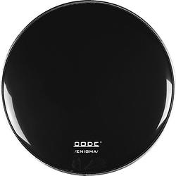 Foto van Code drum heads eblr16 enigma black bassdrumvel met dempring, 16 inch