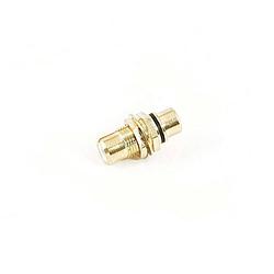 Foto van Lyndahl cinch audio adapter [1x cinch-koppeling - 1x cinch-koppeling] goud, zwart