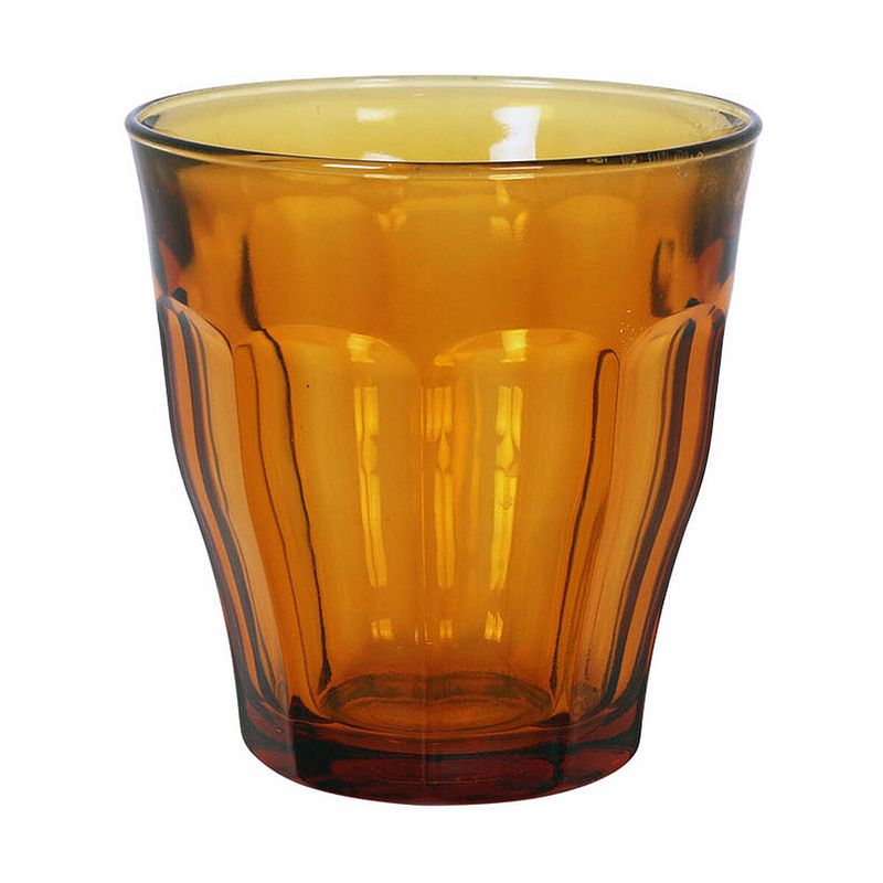 Foto van Glazenset picardie 250 ml amber 6 stuks (250 ml)