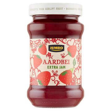 Foto van Jumbo aardbei extra jam 440g