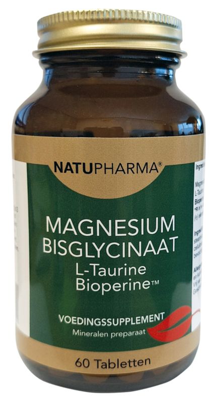 Foto van Natupharma magnesium bisglycen tabletten