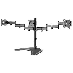 Foto van Digitus da-90402 monitor-tafelbeugel 33,0 cm (13) - 68,6 cm (27) draaibaar, in hoogte verstelbaar, kantelbaar, kantelbaar en zwenkbaar, roteerbaar, zwenkbaar,