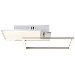 Foto van Brilliant g99378/68 zelia led-plafondlamp led energielabel: f (a - g) 20 w nikkel