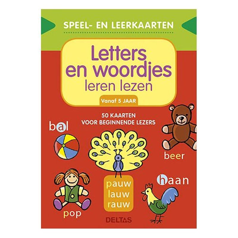 Foto van Speel- en leerkaarten - letters en woordjes leren