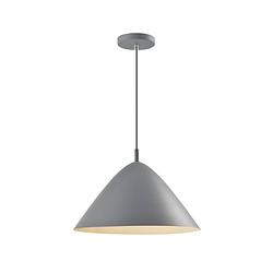 Foto van Quvio hanglamp rond grijs - quv5138l-grey