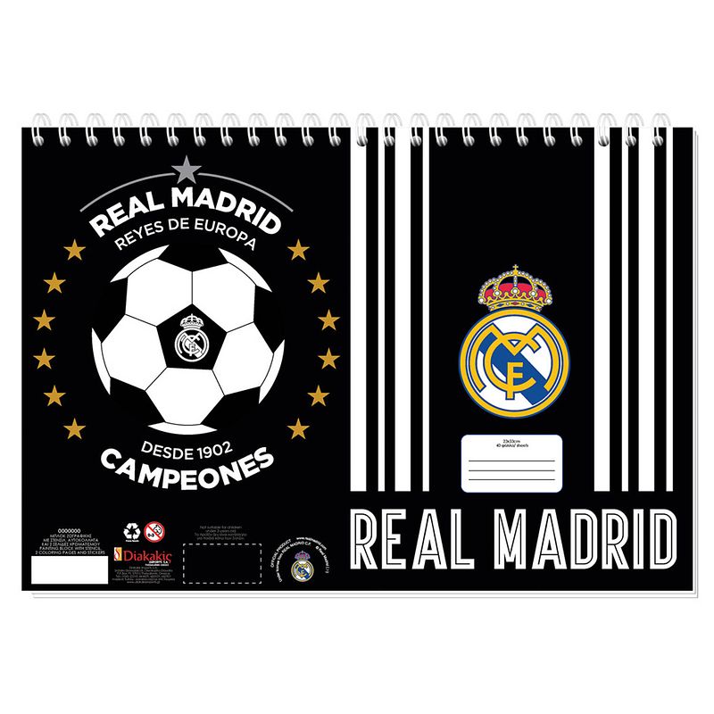 Foto van Real madrid cf knutselset junior 23 x 33 cm zwart