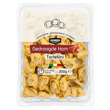 Foto van Jumbo verse pasta tortellini met gedroogde ham 250g