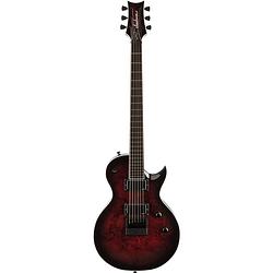 Foto van Jackson pro series signature diamond rowe dr12mg evtn6 dark rose elektrische gitaar met gigbag