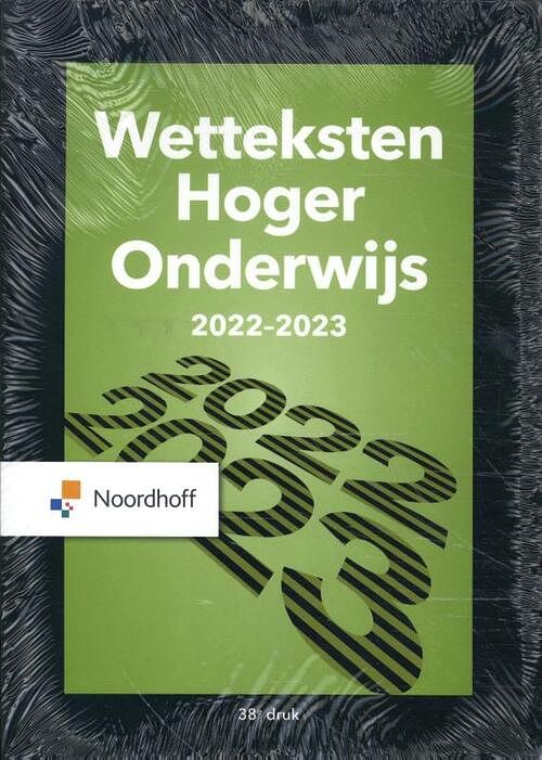 Foto van Wetteksten hoger onderwijs - paperback (9789001299132)