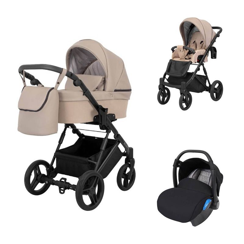 Foto van Born lucky kinderwagen 3 in 1 lazzio beige