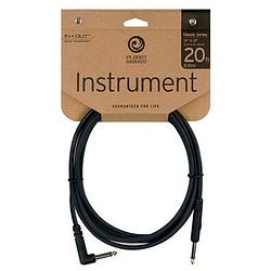 Foto van D'saddario cgtra-20 classic series jack kabel recht-haaks 3 meter