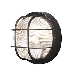 Foto van Konstsmide wandlamp mantova - zwart - 18,5 cm