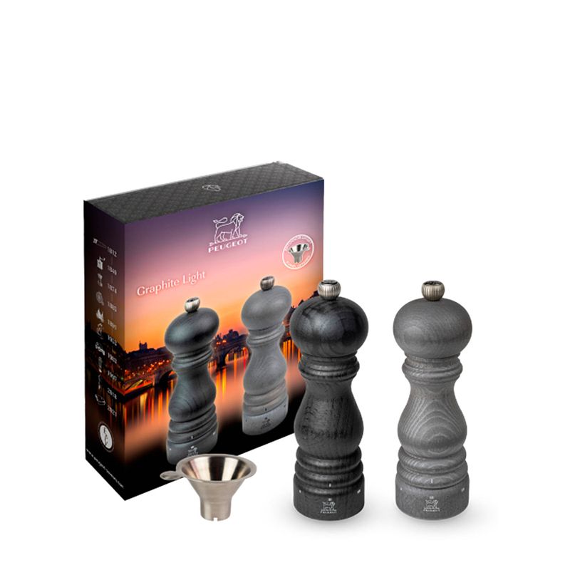 Foto van Peugeot coffret duo peper- en zoutmolen paris u'sselect - graphite