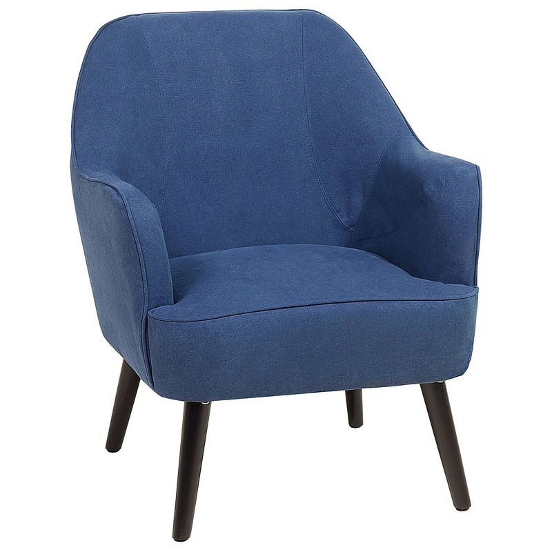 Foto van Beliani loken fauteuil polyester 73 x 66 cm