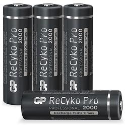 Foto van Setje van 4 x aa gp recyko pro batterijen - 2000mah