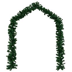 Foto van Vidaxl kerstslingers 4 st 270 cm pvc groen