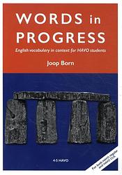 Foto van Words in progress - joop born - paperback (9789059972674)