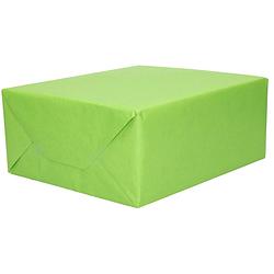 Foto van 1x rol kraft inpakpapier groen 200 x 70 cm - cadeaupapier