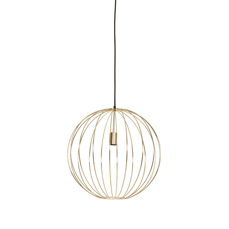 Foto van Light & living - hanglamp suden - 50x50x51 - goud