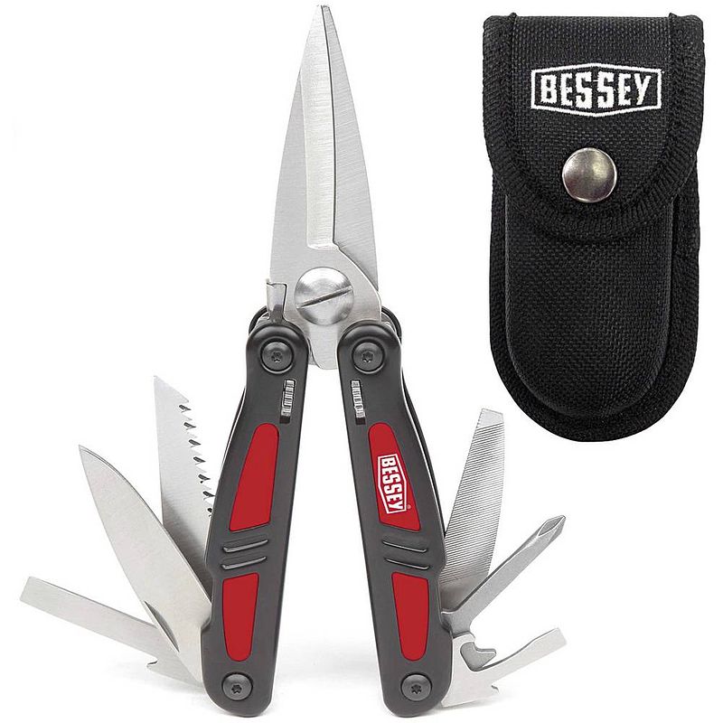 Foto van Bessey dbst dbst multitool aantal functies 7 rood, zwart