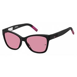 Foto van Tommy hilfiger zonnebril 0026/s cat.3 cat-eye nylon zwart/roze