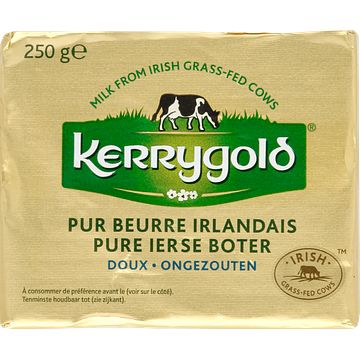 Foto van Kerrygold ongezouten pure ierse boter 250g bij jumbo