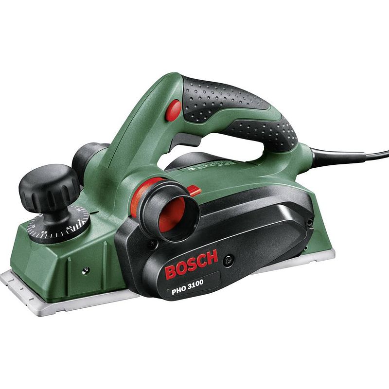 Foto van Bosch home and garden pho 3100 elektrische schaafmachine incl. koffer schaafbreedte: 82 mm 750 w felsdiepte (max.): 9 mm