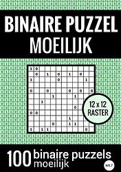 Foto van Binaire puzzel moeilijk - puzzelboek met 100 binairo's - nr.7 - puzzelboeken & meer - paperback (9789464656206)