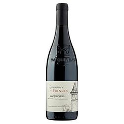 Foto van Signature des princes vacqueyras grenache noir syrah 750ml bij jumbo