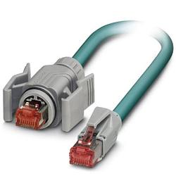 Foto van Phoenix contact 1407932 rj45 netwerkkabel, patchkabel cat 6a s/ftp 5.00 m blauw 1 stuk(s)