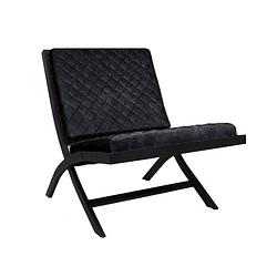 Foto van Bronx71 design fauteuil madrid velvet luxury antraciet.