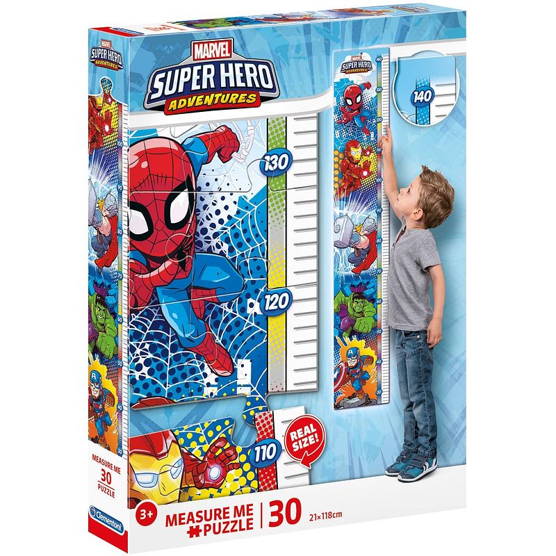 Foto van Clementoni legpuzzel measure me marvel 30 stukjes